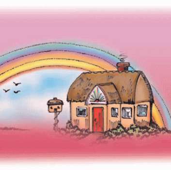 Photo: Lesley's Rainbow Cottage